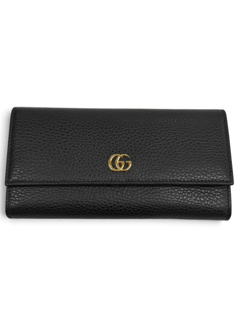 Gucci Double G Continental Wallet GG Marmont Leather